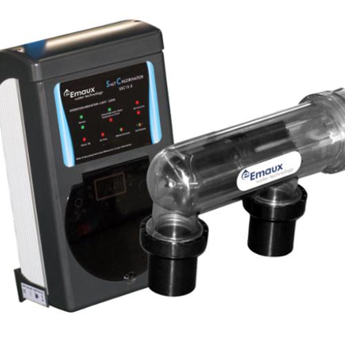 Swimming pool salt water chlorinator 